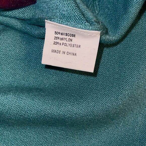 ZESICA Blue Sweater Shirt Long Sleeve super Soft pullover Small - Picture 4 of 4